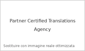 Partner Certified Translations Agency Milano